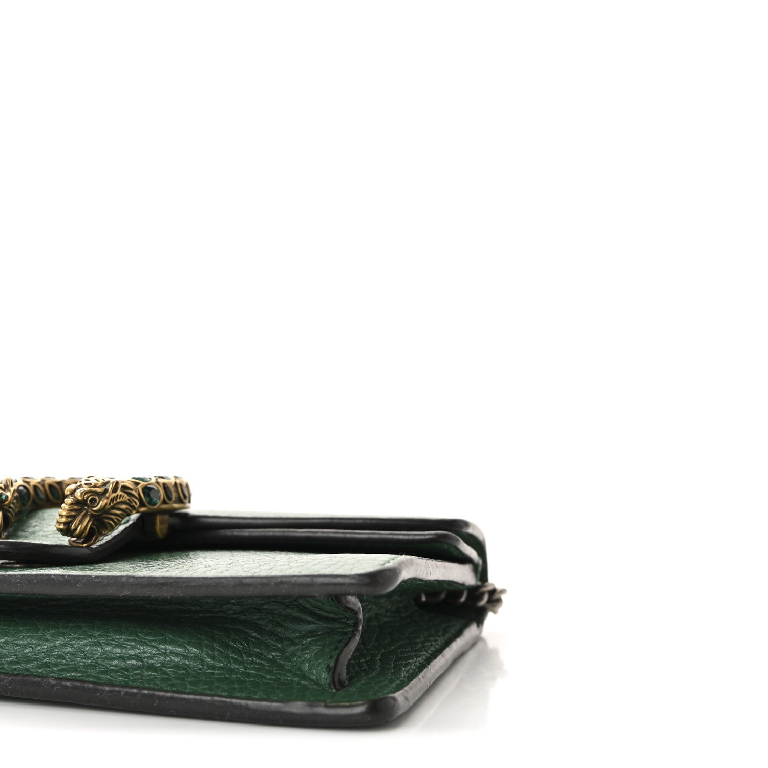 Gucci Dollar Calfskin Crystal Super Mini Dionysus Shoulder Bag Emerald 9 of 9