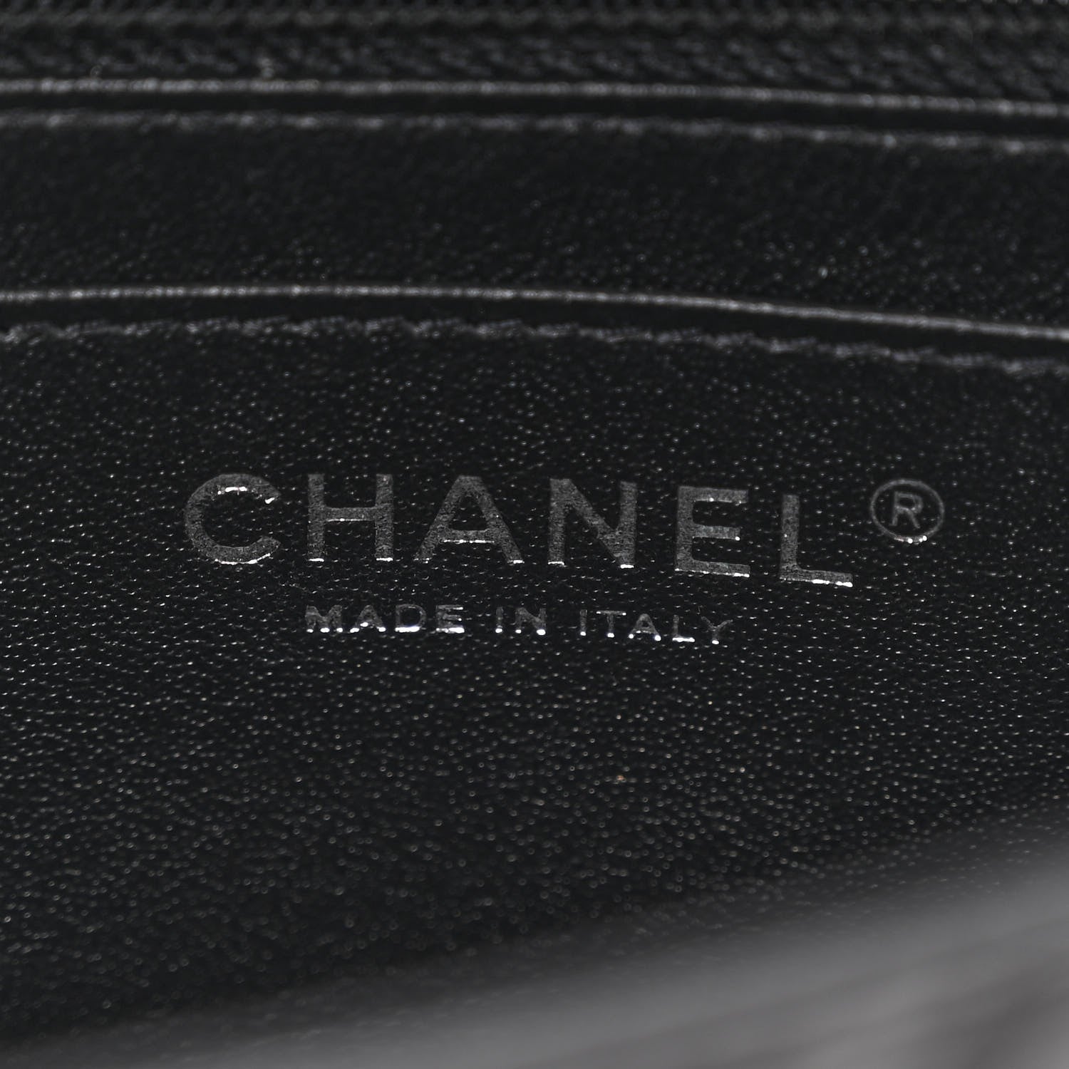 Chanel Lambskin Quilted Mini Rectangular Flap Black 6 of 10