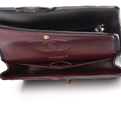 Chanel Lambskin Quilted Medium Double Flap Black 5 of 11