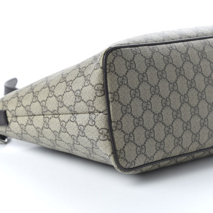 Gucci GG Supreme Monogram Medium Zippered Tote Dark Brown 6 of 10