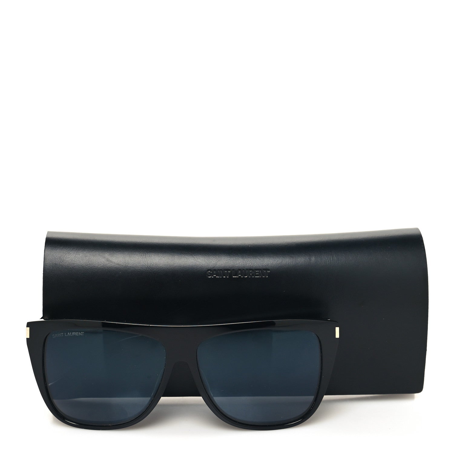 Saint Laurent Acetate SL1 Sunglasses Black 9 of 9