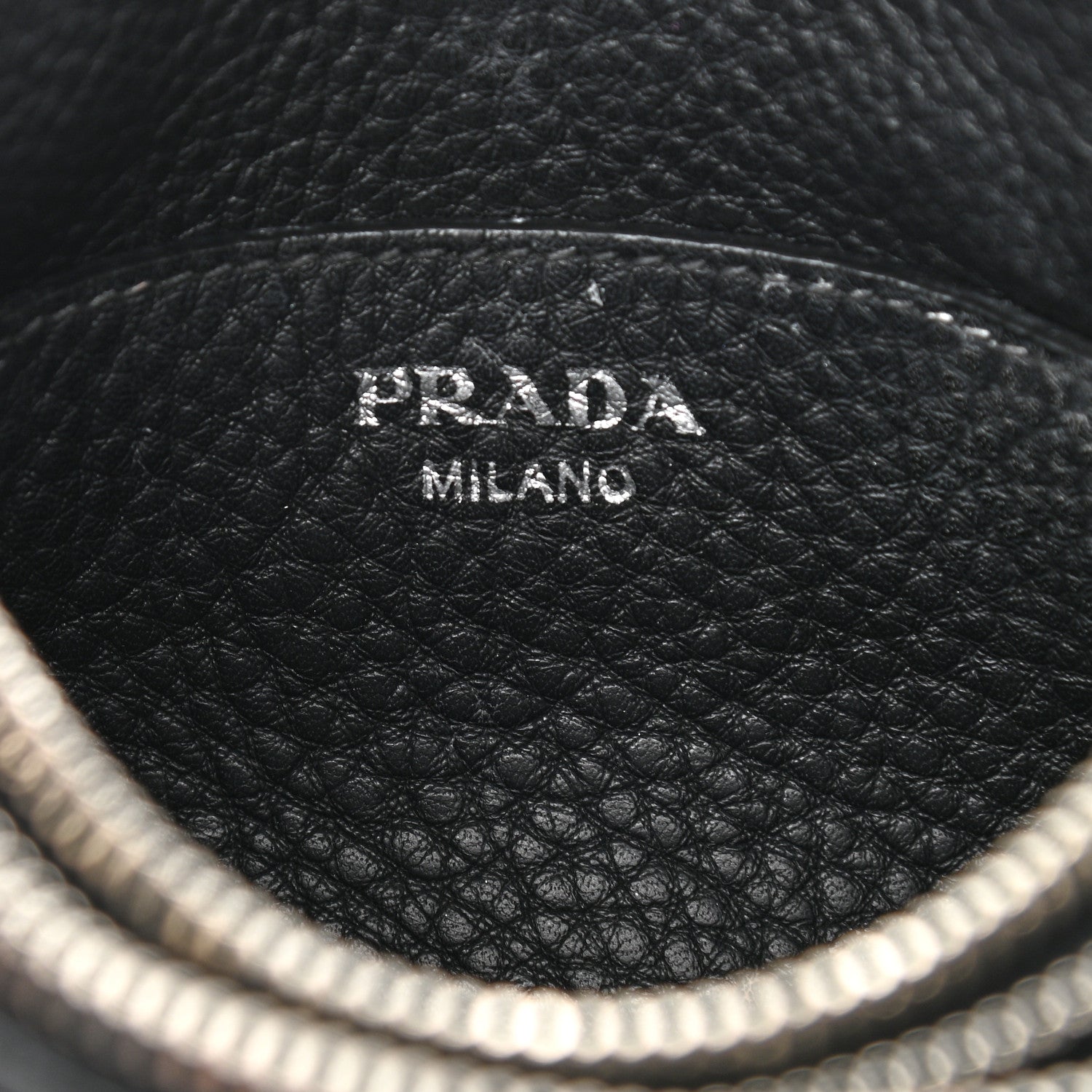 Prada Vitello Daino Double Zip Crossbody Bag Black 6 of 12