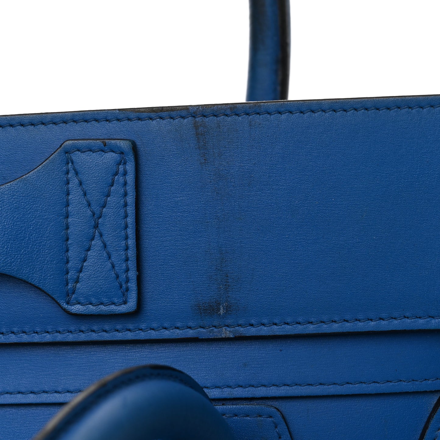 Smooth Calfskin Mini Luggage Royal Blue