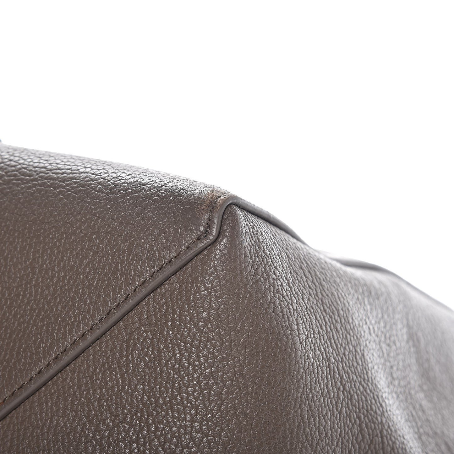 Soft Grained Calfskin Small Belt Cabas Phantom Taupe