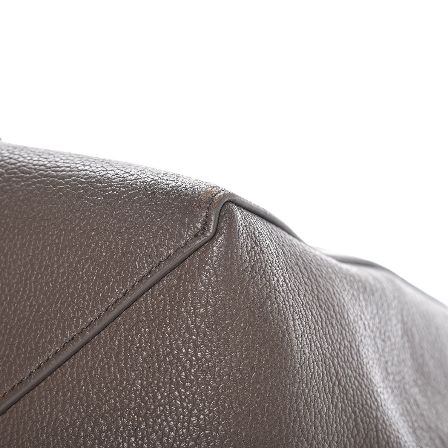 Celine Soft Grained Calfskin Small Belt Cabas Phantom Taupe 10 of 14