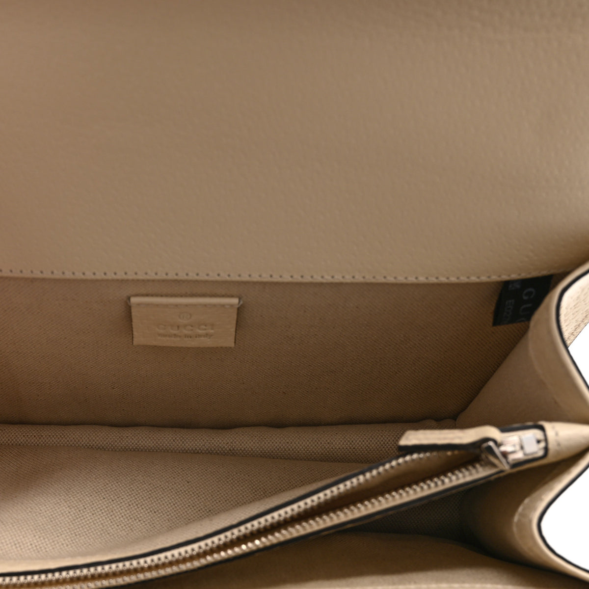 Gucci Textured Calfskin Crystal Small Dionysus Shoulder Bag Mystic White 5 of 12