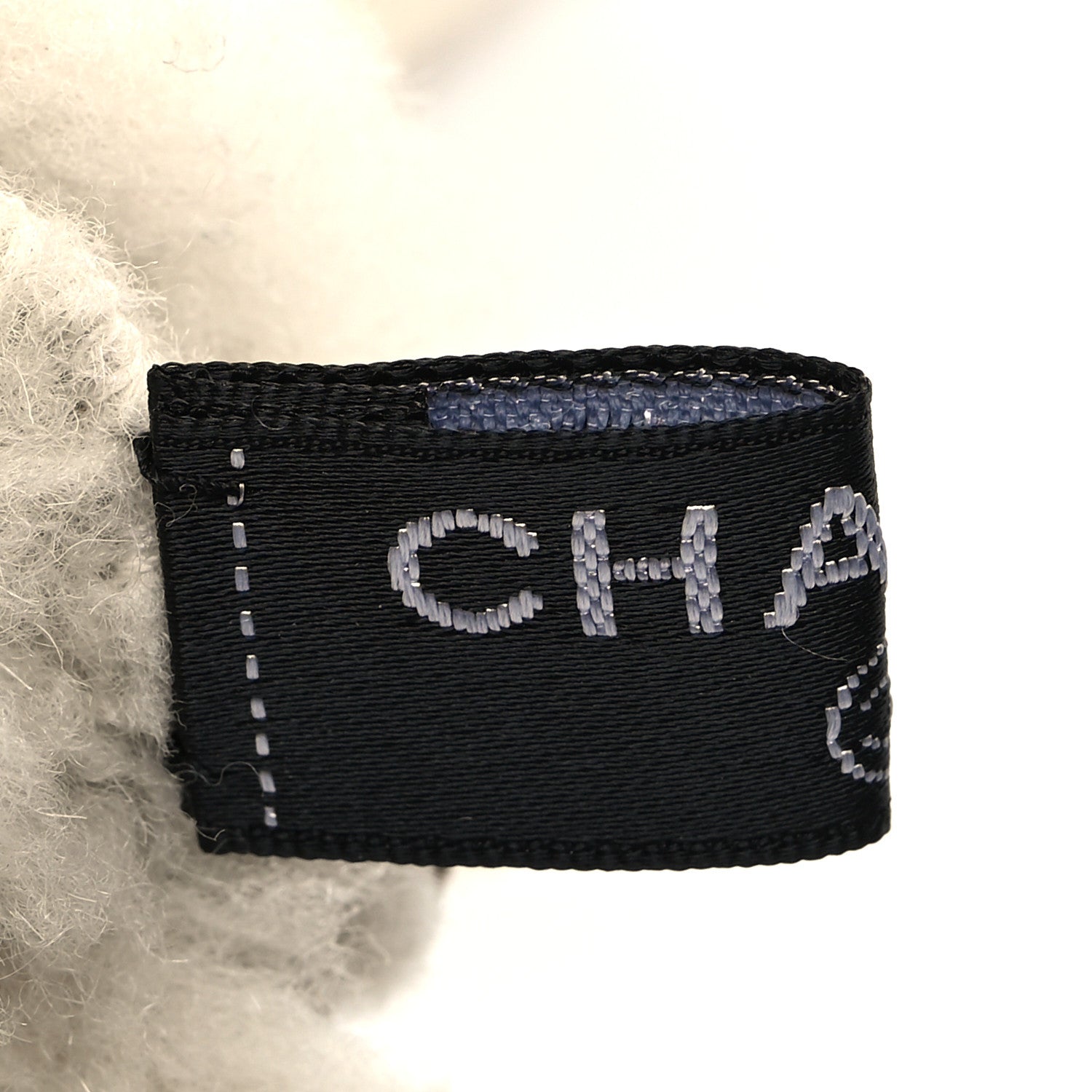 Chanel Cashmere Suede Quilted CC Fingerless Gloves 3 of 3