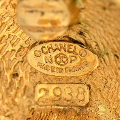 Chanel Round CC Clip On Earrings Gold 4 of 11