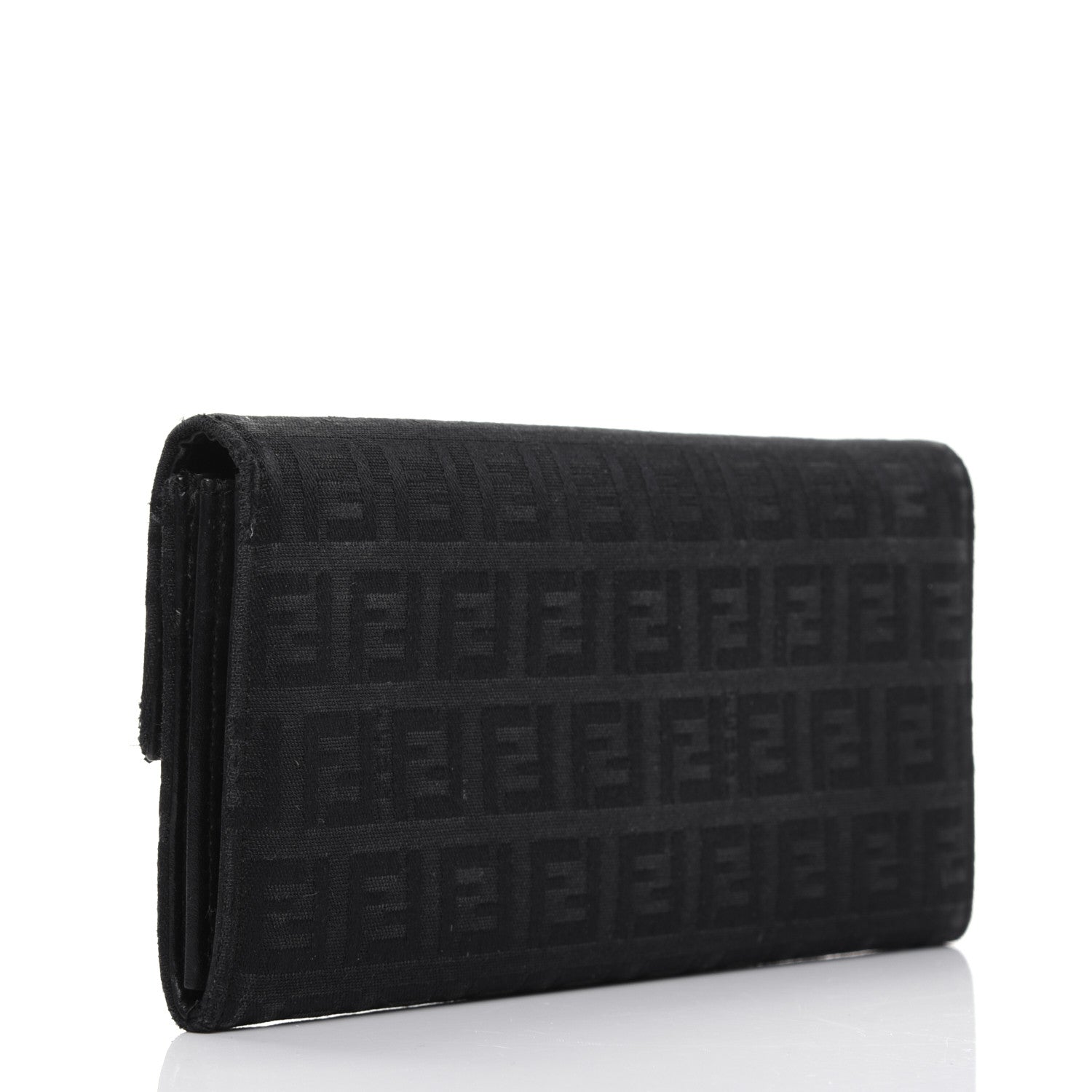 Fendi Zucchino Forever Continental Wallet Black 3 of 18