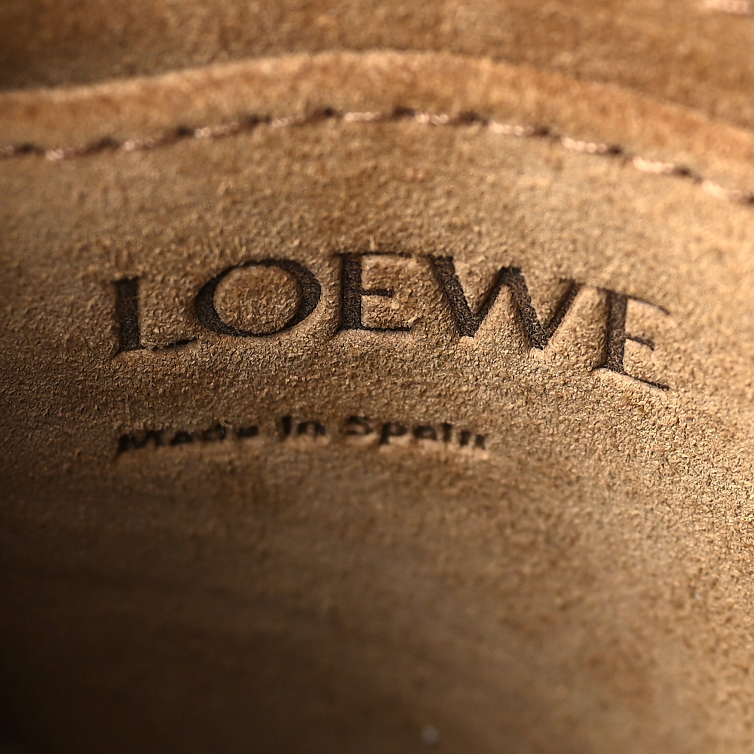 Loewe Calfskin Jacquard Mini Gate Dual Bag Autumn Green 6 of 8