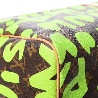 Louis Vuitton Monogram Graffiti Keepall 50 Green 11 of 18