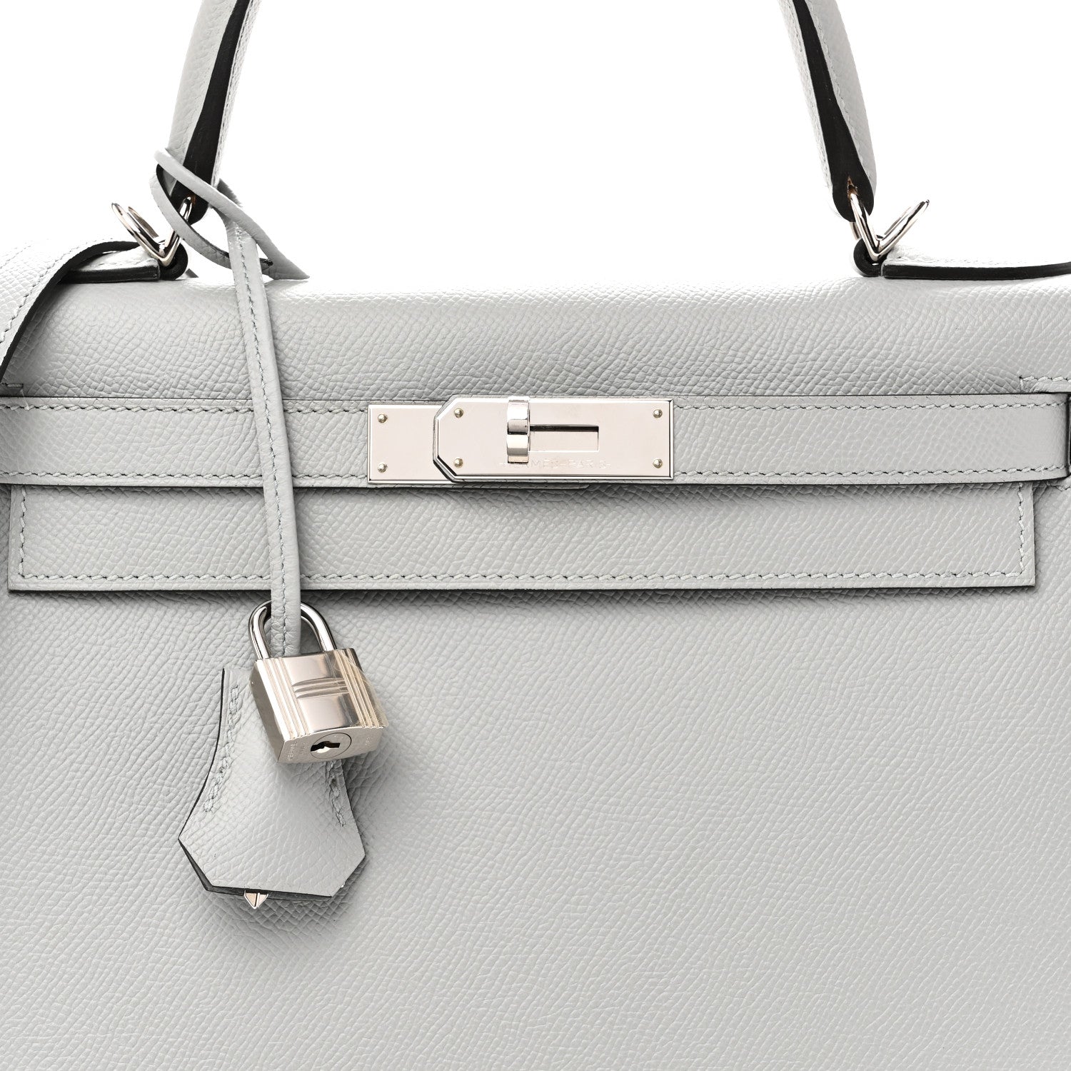 Hermes Epsom Kelly Sellier 28 Bleu Glacier 8 of 11
