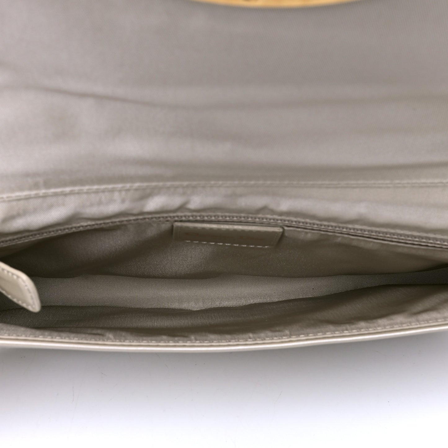 Patent Trotter Maris Pearl Shoulder Bag Light Beige