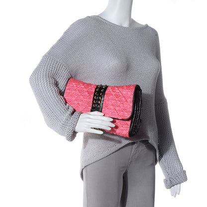 Louis Vuitton Satin Quilted Monogram Coquette Pochette Bunny Pink 2 of 7