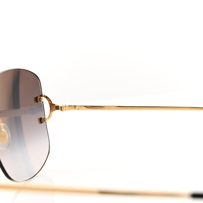 Cartier Metal C Decor Sunglasses CT0037RS Gold 6 of 8
