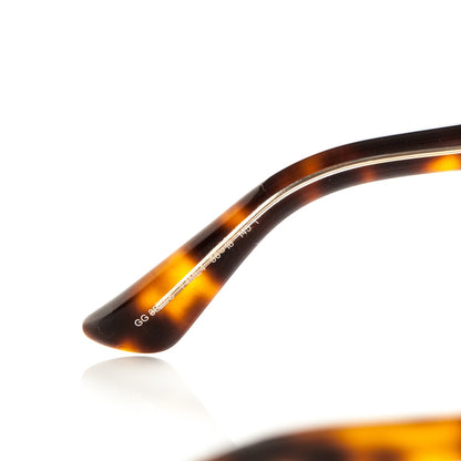 Gucci Rhinestone Acetate Square Sunglasses 3871/S Tortoise 6 of 6