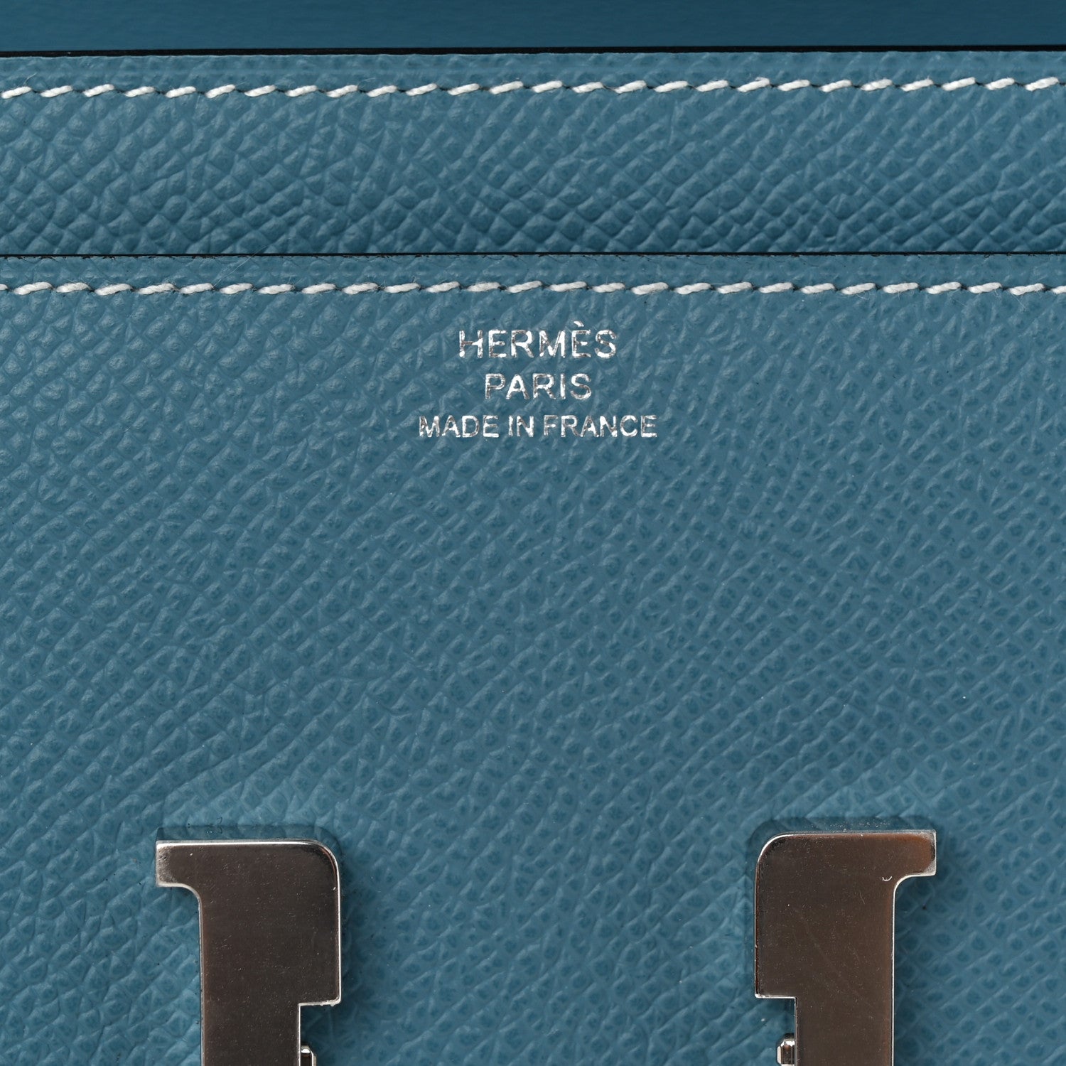 Hermes Epsom Constance Wallet To Go New Blue Jean 6 of 11