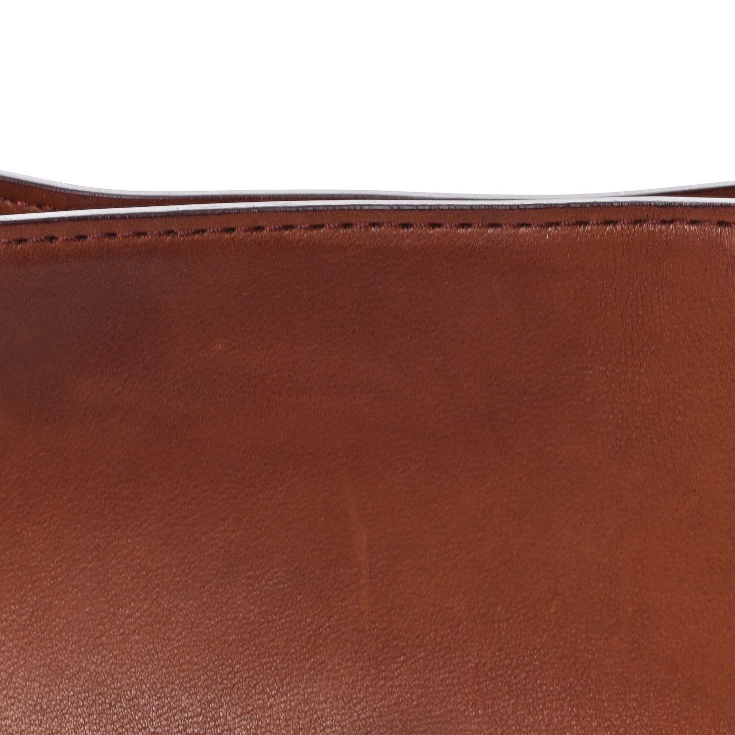 The Row Polished Saddle Calfskin Peggy Clutch New Burgundy 7 of 9