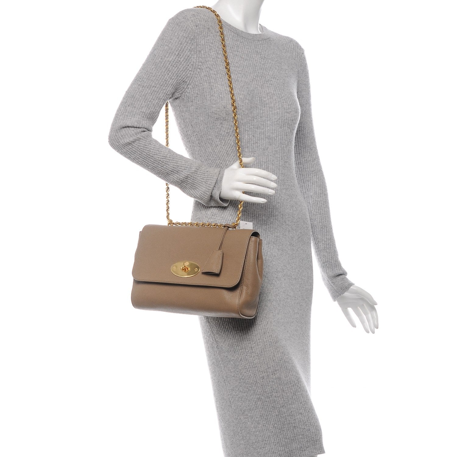 Mulberry Small Classic Grain Medium Lily Dark Beige 2 of 10