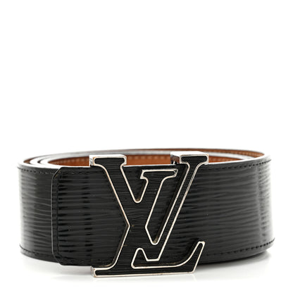 Louis Vuitton Epi Electric 40mm LV Initiales Belt 90 36 Black 1 of 7