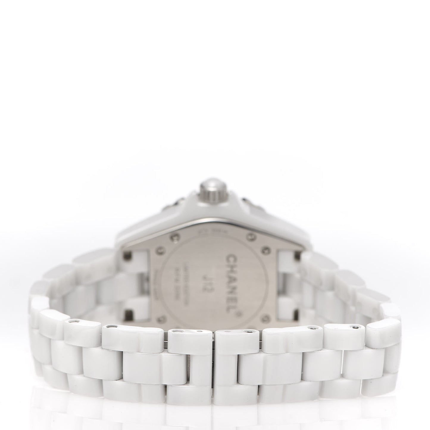 Stainless Steel Ceramic 33mm J12 Limited Edition Graffiti Quartz Watch White