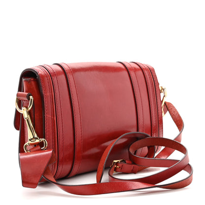 Burberry Bridle Calfskin Doyle Crossbody Red 3 of 12