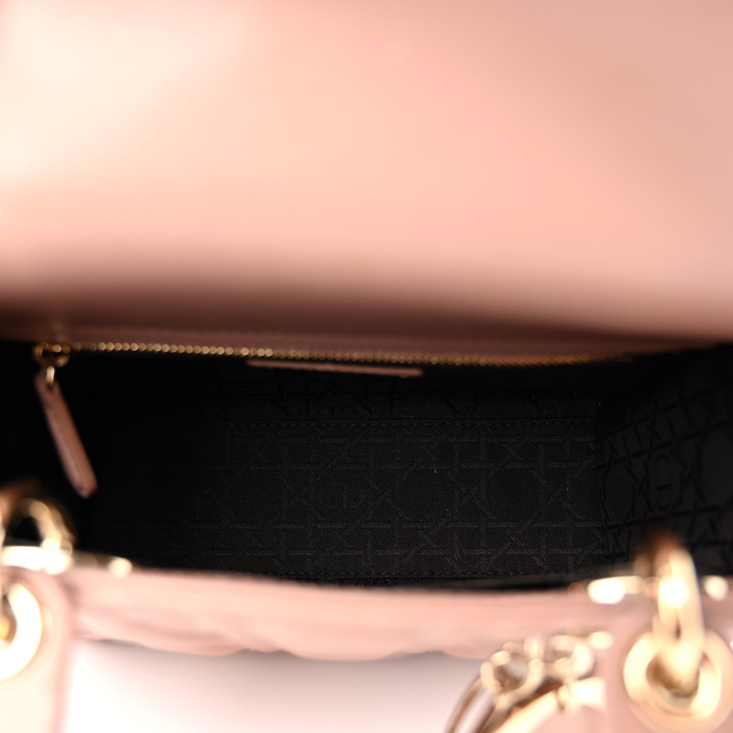 Christian Dior Lambskin Cannage Small My ABCDior Lady Dior Fard 5 of 11