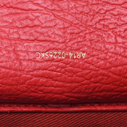 3.1 Phillip Lim 3.1 Textured Calfskin Mini Pashli Satchel Red 7 of 11