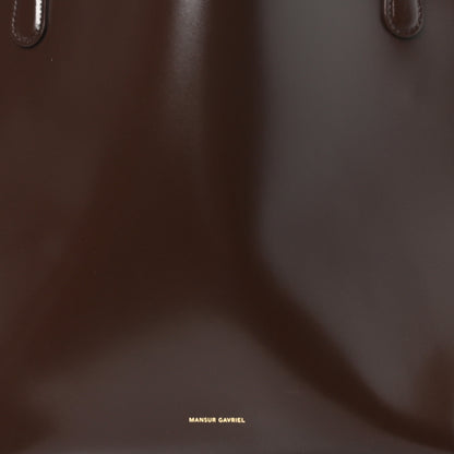 Mansur Gavriel Spazzolato Everyday Tote Chocolate Warm Grey 8 of 10