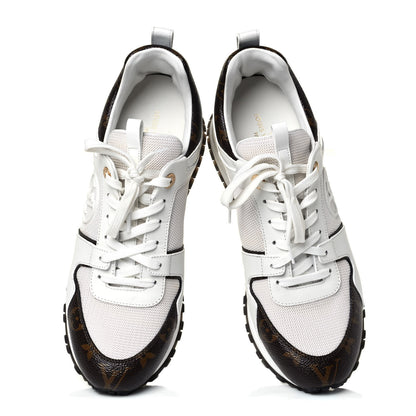 Louis Vuitton Calfskin Monogram Run Away Sneakers 40 White 5 of 9