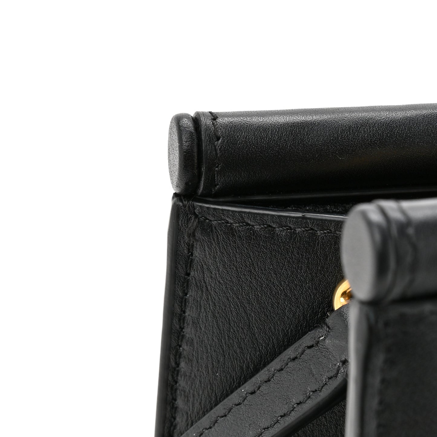 Calfskin Small Sicily Shopper Bag Black