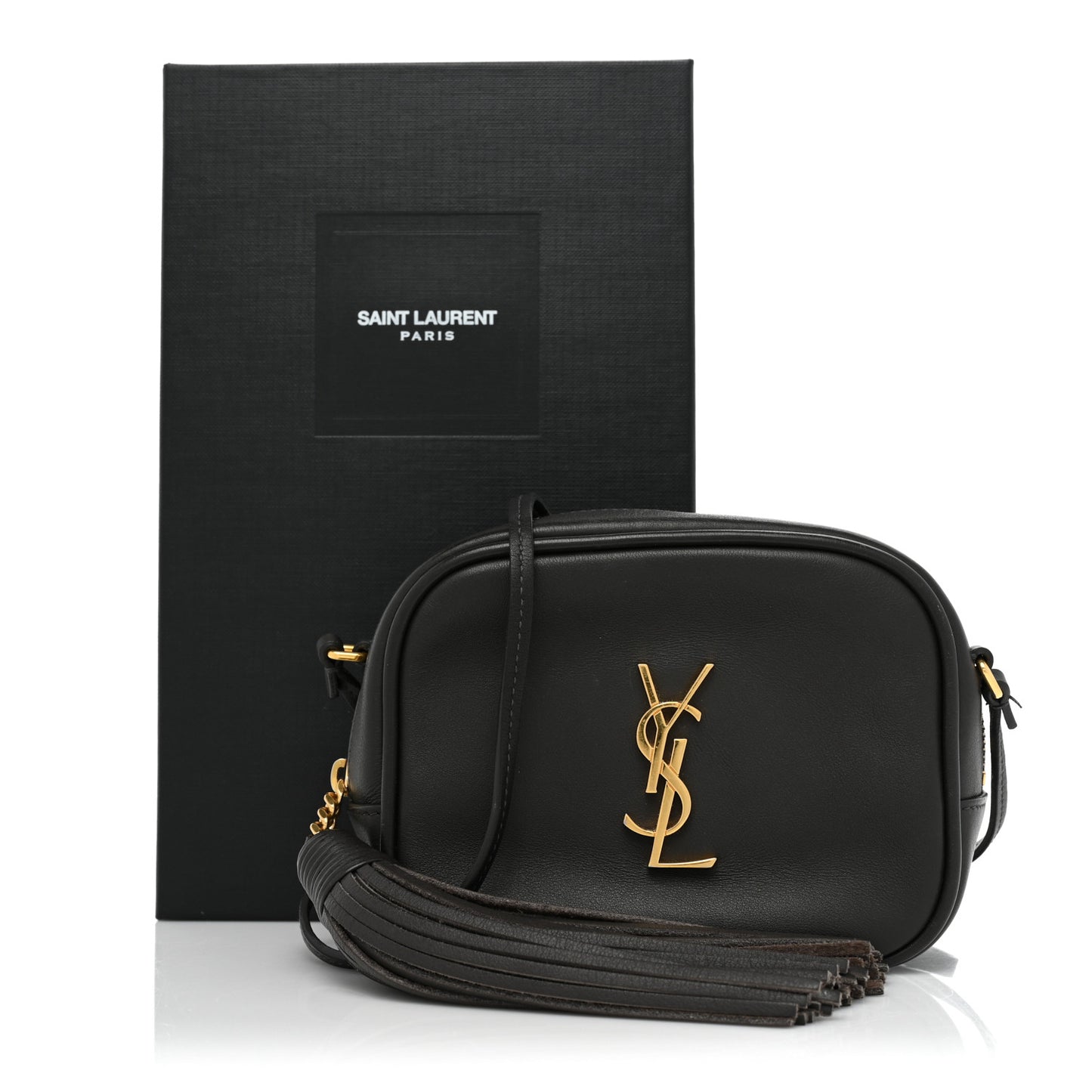 Grained Lambskin Monogram Lou Camera Bag Dark Grey