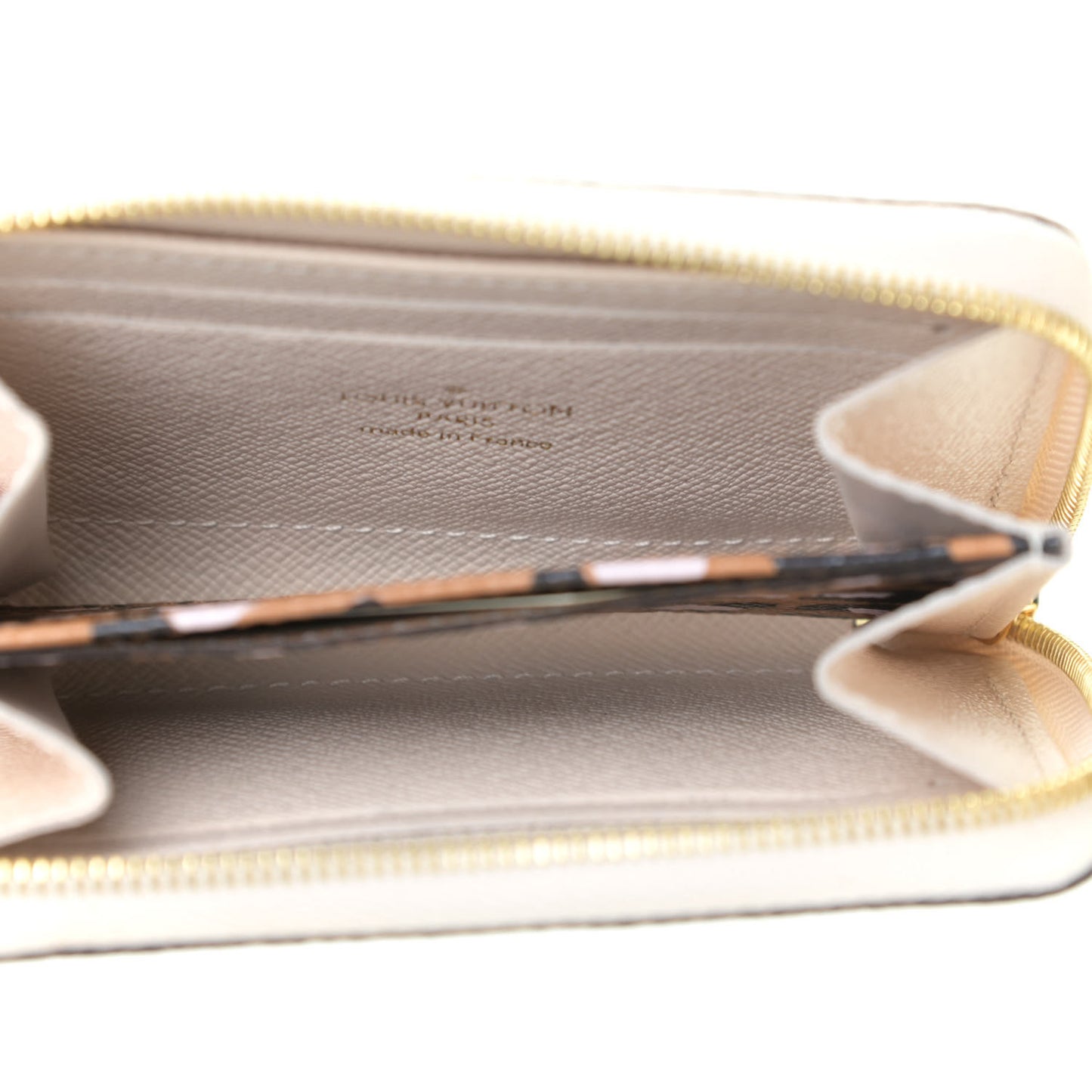 Monogram Giant Wild At Heart Zippy Coin Purse Creme