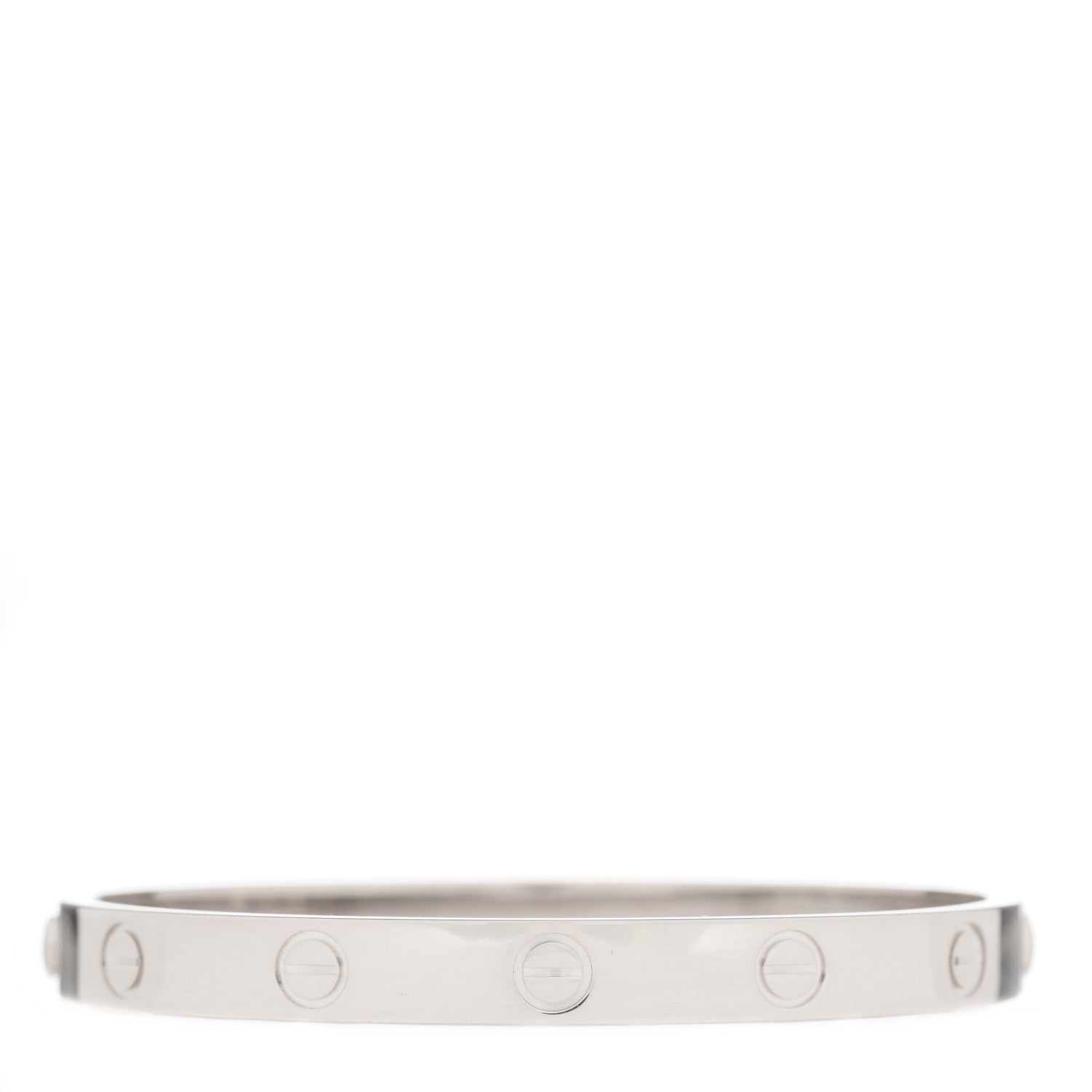 Cartier 18K White Gold LOVE Bracelet 16 2 of 4