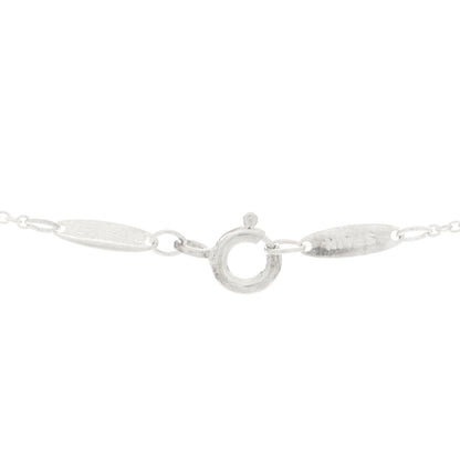 Tiffany Sterling Silver Elsa Peretti Open Wave Pendant Necklace 4 of 7