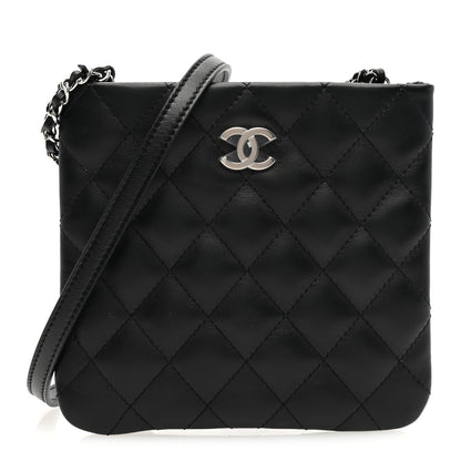 Chanel Lambskin Quilted Crossbody Bag Black 1 of 10
