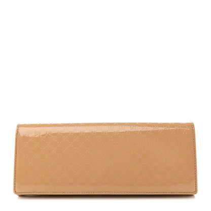 Gucci Patent Microguccissima Small Broadway Clutch Dark Cipria 1 of 12