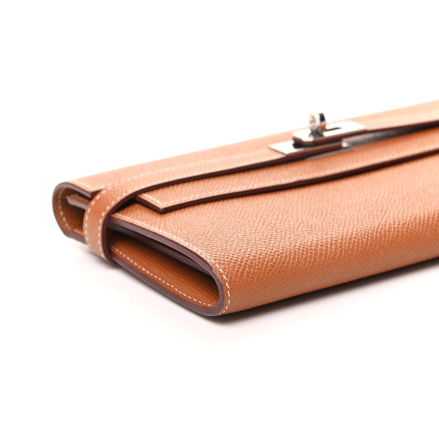 Hermes Epsom Kelly Longue Wallet Gold 7 of 8