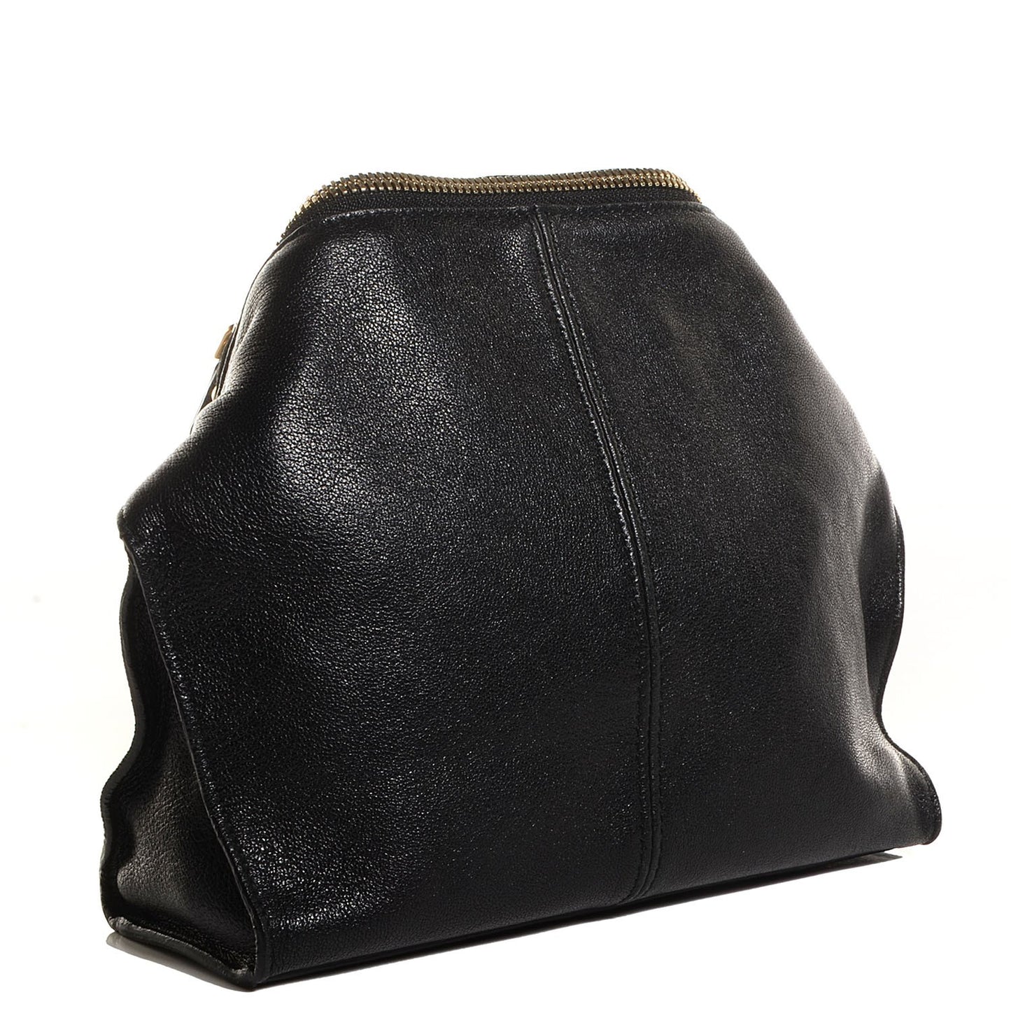Leather De Manta Cosmetic Case Black