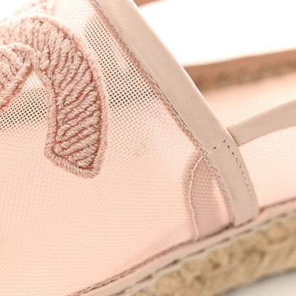 Chanel Mesh Grosgrain CC Espadrilles 36 Pink 17 of 18