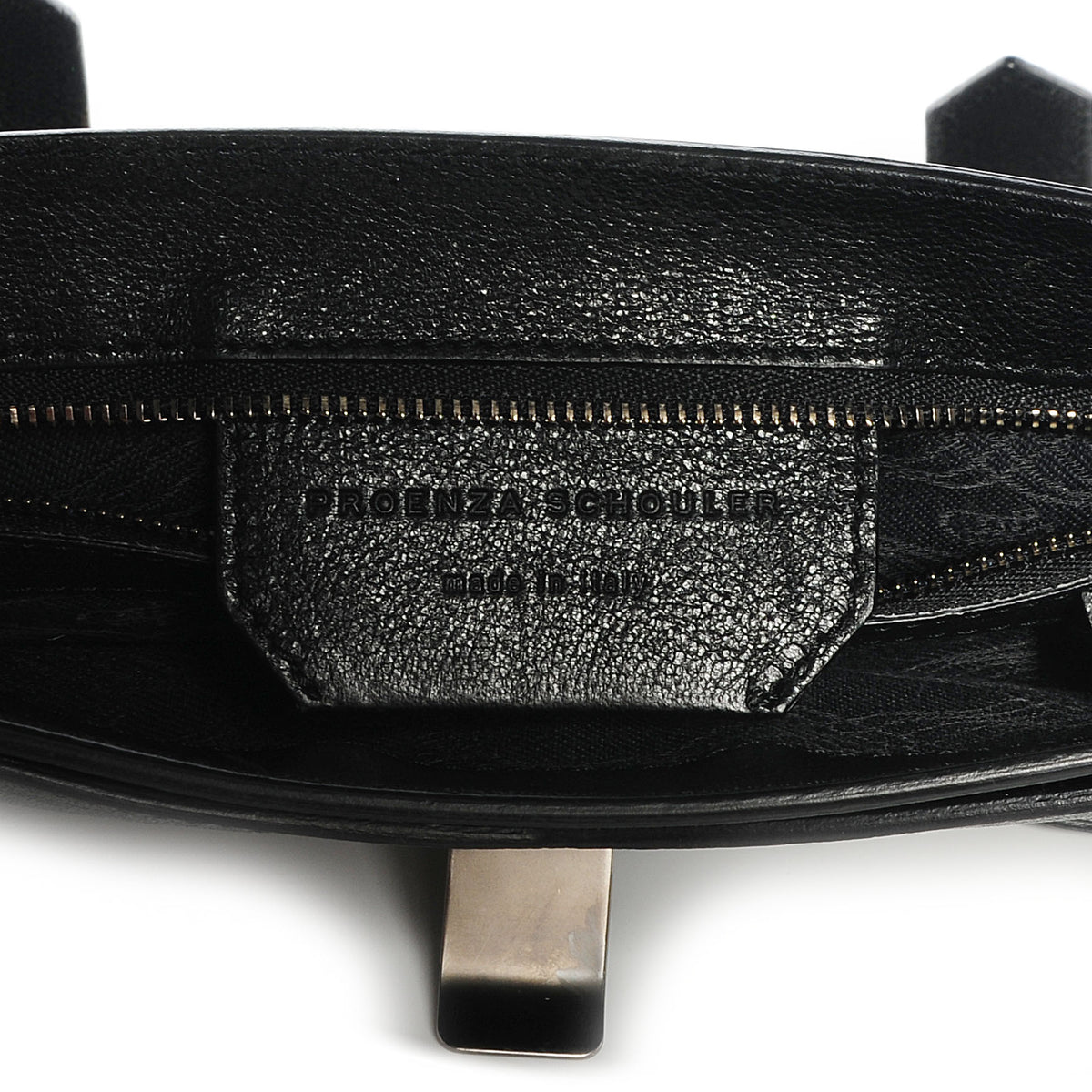 Lux Leather PS1 Pochette Clutch Black