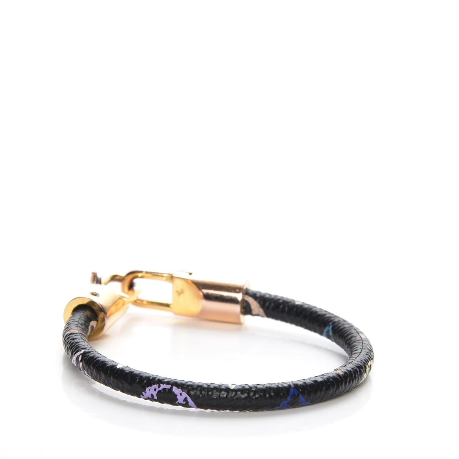 Louis Vuitton Monogram Multicolor Luck It Bracelet 17 Black 3 of 4