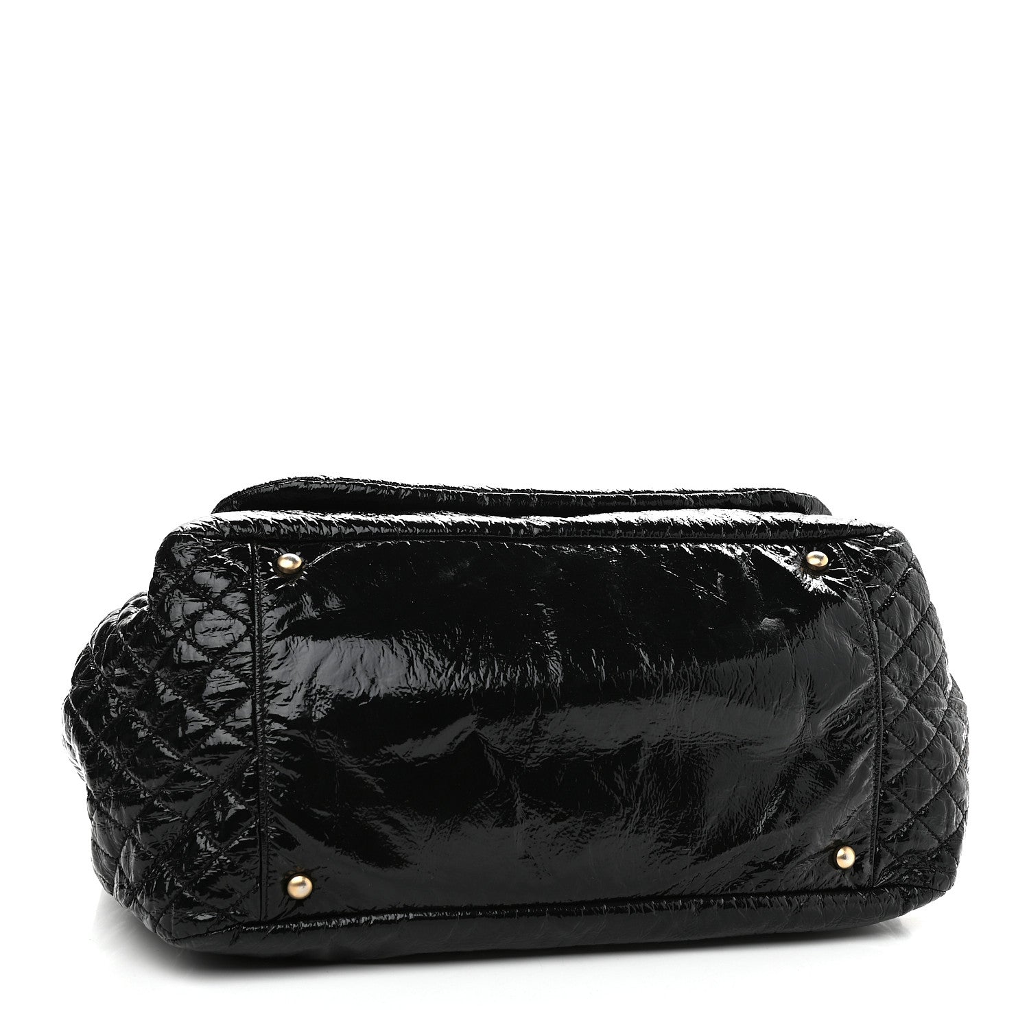 Chanel Vinyl XL Rock and Chain Flap Black 4 of 11