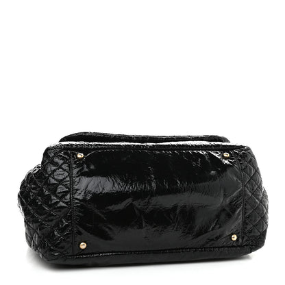 Chanel Vinyl XL Rock and Chain Flap Black 4 of 11
