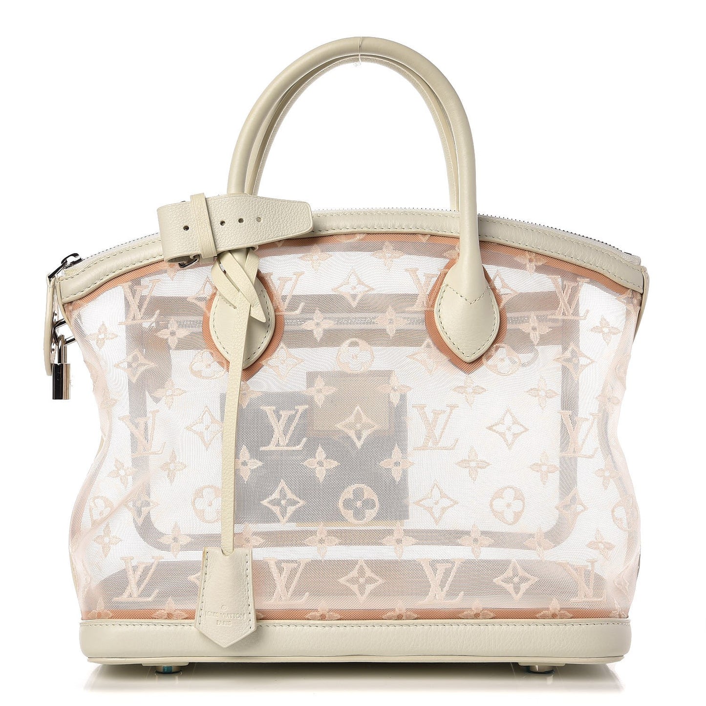 Monogram Transparence Lockit White