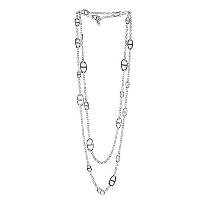 Hermes Sterling Silver Farandole Necklace 3 of 6