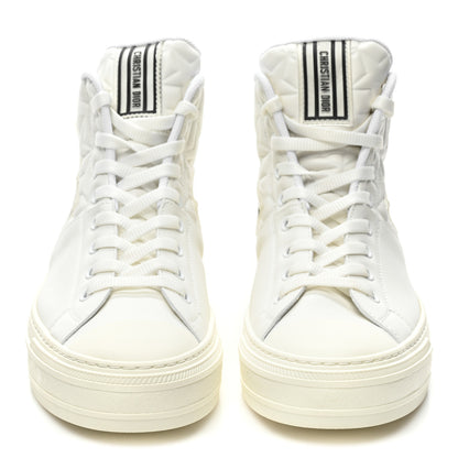 Christian Dior Etoile Embossed Dior High Top Sneakers 40 Snow White 2 of 9