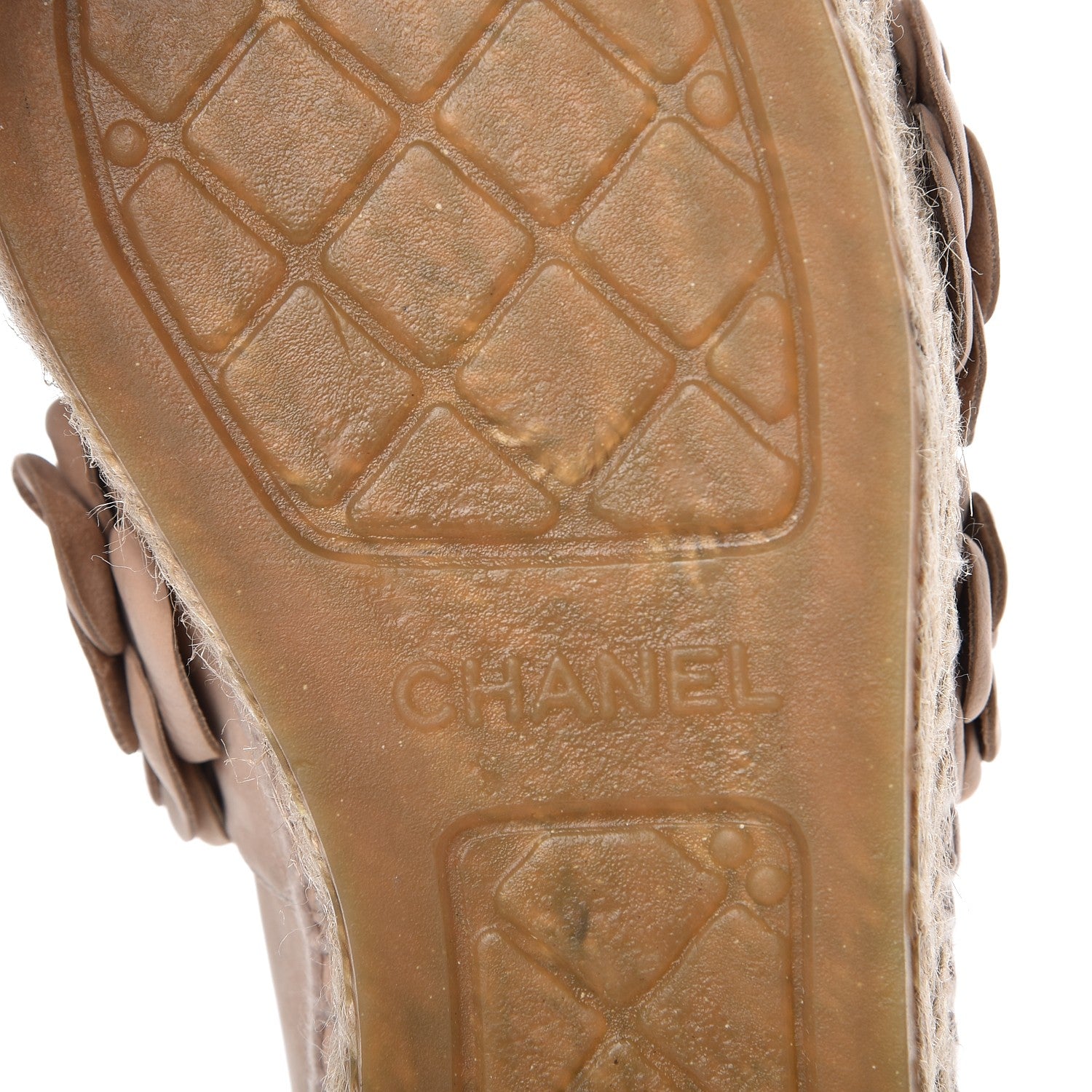 Chanel Suede Camellia CC Espadrilles 38 Pink 7 of 10