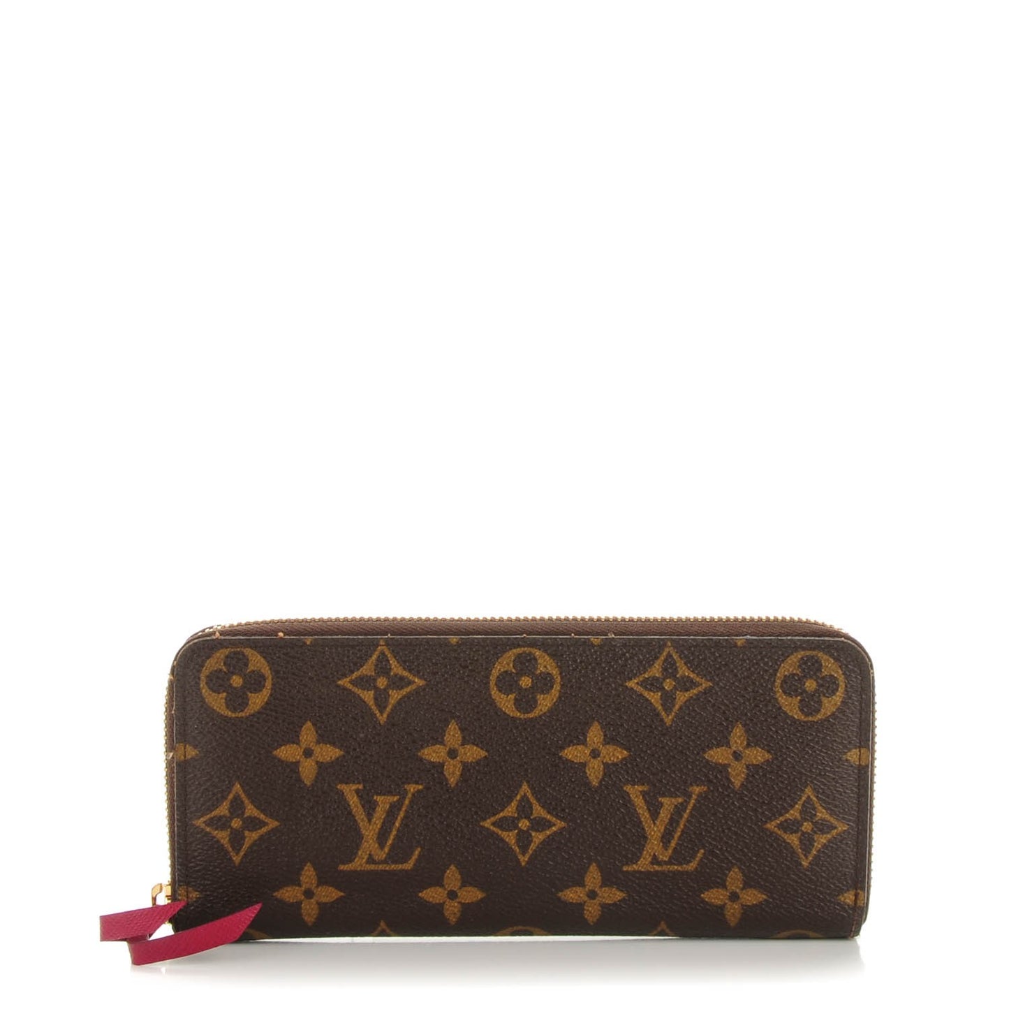 Monogram Clemence Wallet Fuchsia