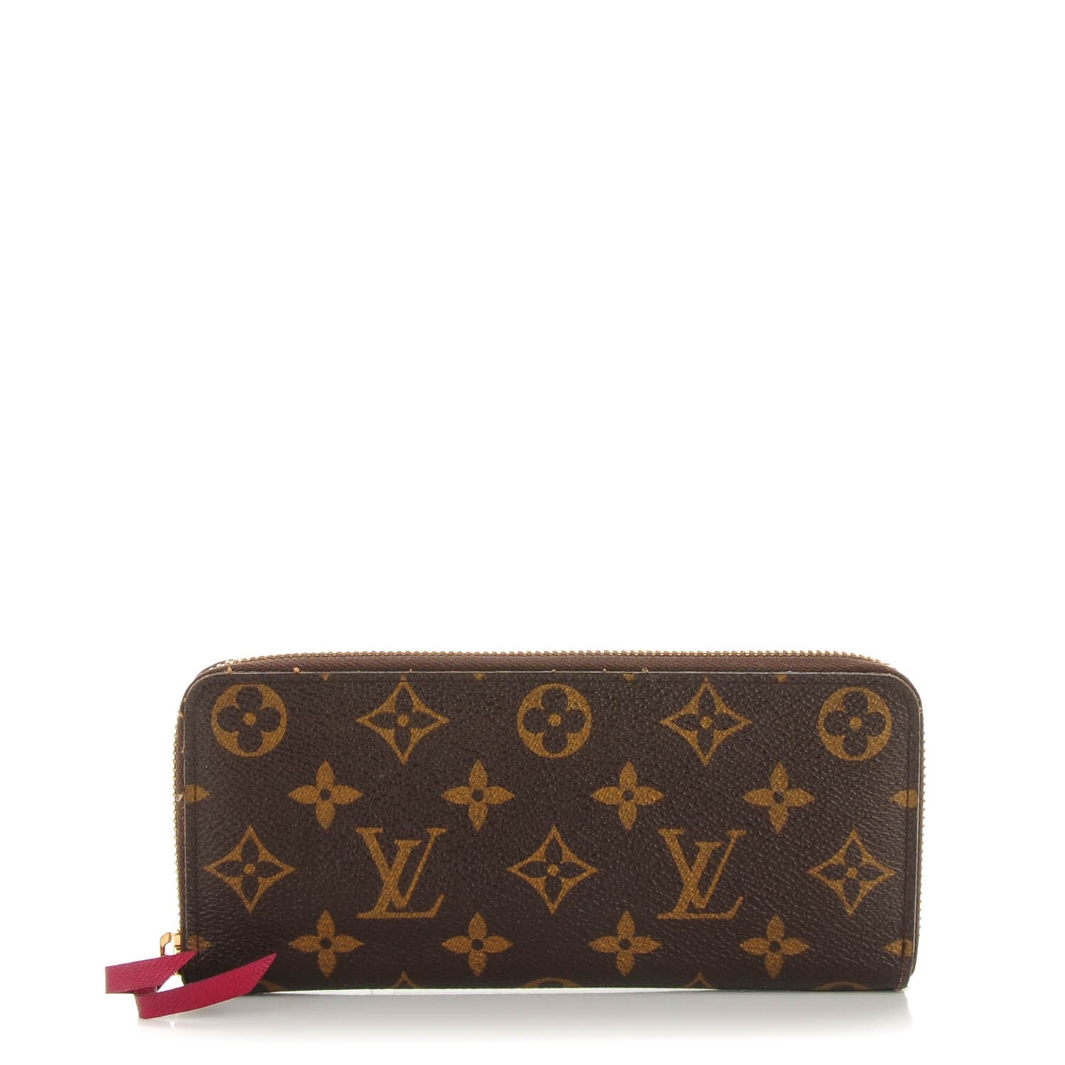 Louis Vuitton Monogram Clemence Wallet Fuchsia 1 of 8